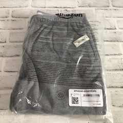 W143 未着用 Amazon essentials スウェット Lサイズ ライトグレー シンプル 無地 アマゾン 現状品の画像