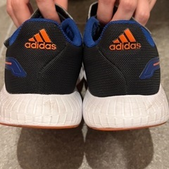adidas キッズ スニーカー　靴 20センチ の画像