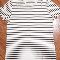 UＮIQLO リブクル－ネックＴシャツ｛未着用｝