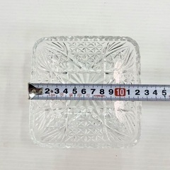 直接引き取り5%OFF　未使用品 東洋ガラス株式会社 リオン小鉢5枚セット EI-08 ガラス食器 角皿 取り皿 食器 一般家庭用品 飲食店 店舗用品 保管品 602295の画像