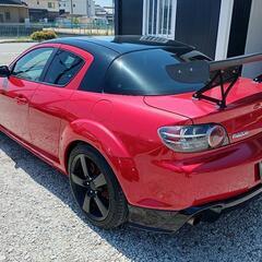 マツダ RX-8 MT 前期 レッド GTウィング 兵庫 姫路 ...