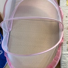 ベビー用蚊帳 片手折りたたみ蚊帳