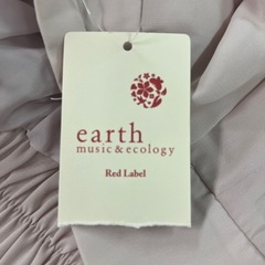 earth music & ecology ライトピンク フレアスカートの画像