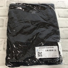 W144 未着用 Amazon essentials 半袖 ワンピース XSサイズ ウエストマキシドレス スクープネック ブラック アマゾン 現状品の画像