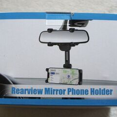 ☆バックミラータブレットホルダー 車用 360° 調節可能◆より安全な運転をの画像