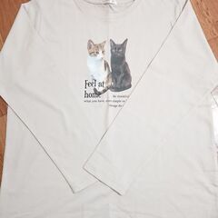catﾌﾟリントTシャツ｛未着用｝