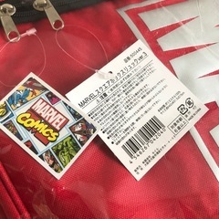 【未開封品】MARVEL マーベル バックパック 大容量 リュック 赤 プライズ品 アミューズメント景品 カバンの画像