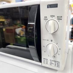 使用感あり 電子レンジ 2021年製 50Hz専用 17L ヤマダセレクト YMW-M17GW5 700W 温め専用 ターンテーブル YAMADA 札幌市 平岸店の画像