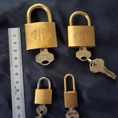 南京錠4ケ まとめて200円！