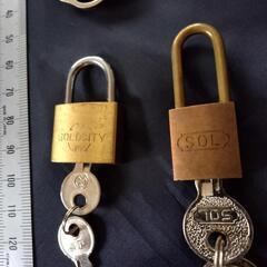 南京錠4ケ まとめて200円！の画像