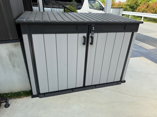 収納　物置き　自転車収納　ゴミ置き場