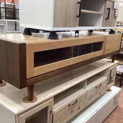 ⭐大川家具⭐AVボード/テレビボード⭐ニコル153⭐無垢材 オー...
