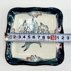 直接引き取り5%OFF　未使用品 インボイス登録店 和食器6枚セット 陶器 角皿 取り皿 豆皿 食器 お皿 一般家庭用品 飲食店 店舗用品 キッチン小物 保管品 603044の画像