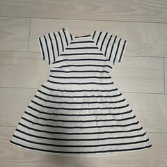 86cm プチバトー ワンピース 2枚の画像