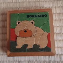 くまときつねのパズルの画像