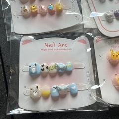 子供用ネイルチップ4点セットの画像