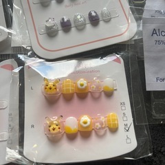 子供用ネイルチップ4点セットの画像