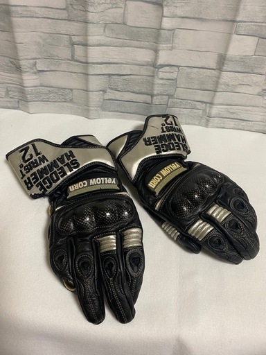 【お取引お話中】 JOE ROCKET 2ピース革ツナギとyellow cornグローブ