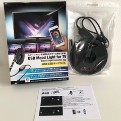 【未使用品】USB LEDテープライト 間接照明 アプリ連動 イ...