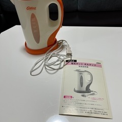 アイスクリームメーカーと電気ポット2点セットの画像