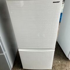シャープ 冷凍冷蔵庫 2ドア 137L SJ-D14E-W