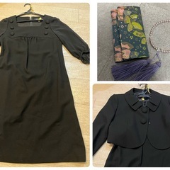CLATHAS　ブラックフォーマル・数珠セット