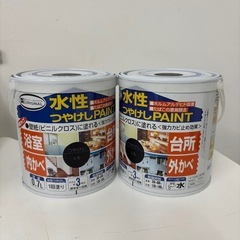 塗料　水性つや消し　黒