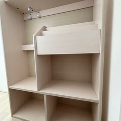 美品！ニトリ ブックシェルフ付き ランドセルラック
の画像