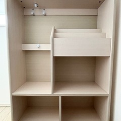 美品！ニトリ ブックシェルフ付き ランドセルラック
