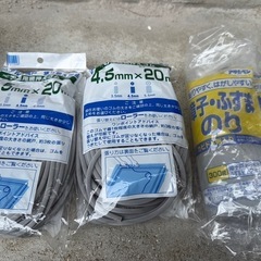 塗装セット、網戸ゴム、襖のり、土嚢袋等、TVケーブルの画像