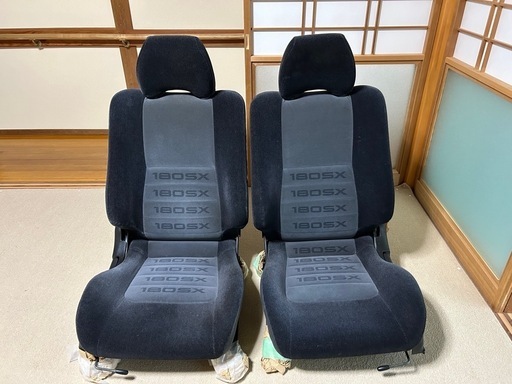 180sx後期純正シート 運転席側・助手席側 レール付き