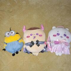 ちいかわ、ミニオンぬいぐるみまとめ