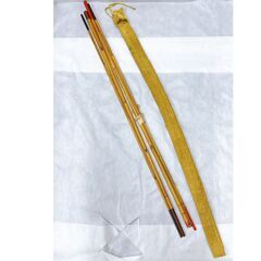 ★現状品★ 釣竿 長さ100cm前後 袋付き フィッシング