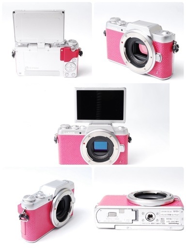 LUMIX DMC-GF7 ピンク ミラーレス一眼 自撮り Wi-Fi機能付き