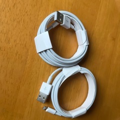 値下げ❗️新品未使用iPhone充電コード　2m 2本組　ライト...