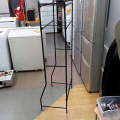 洗濯機ラック ニトリ トレーブランカ DK001 ブラック ランドリーラック 洗濯機上収納 西岡店の画像