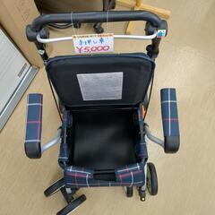 手押し車 TacaoF 歩行車 ST07 幸和製作所 (ネイビーチェック) 折りたたみ可 状態良 【こちらは店舗です。浜村鹿野温泉ICから3分 買取本舗 宮本リサイクル 営業時間9～19時 定休日水曜のみ←連絡できませんm(_ _)m】の画像