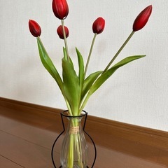 【取引中】花（フェイク）、花瓶