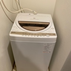 洗濯機 
6kg 東芝 