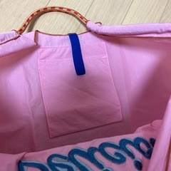 新品Lサイズ刺繍バック　エコバッグの画像