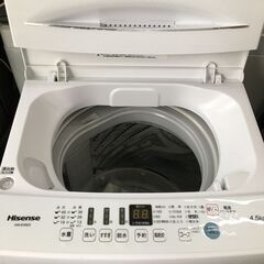 Hisense　２０２１年　４．５K洗濯機