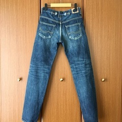 caqu 04004 antique denim 赤耳 セルビッジ デニムパンツの画像