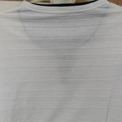 TAKA-Q メンズ 長袖Tシャツ ロンT ボーダー柄 Lサイズの画像