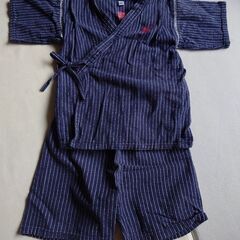 【110サイズ】子供用甚兵衛　浴衣　着物