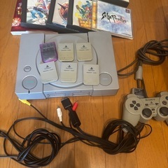 PS、PS2 本体、ソフト複数　ボードゲーム多めの画像