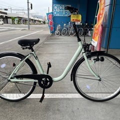  【大人用/アウトレット品】整備済 玉越工業 24型ペルル ミント色 <自転車のオオムラ 静岡店>の画像