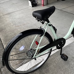  【大人用/アウトレット品】整備済 玉越工業 24型ペルル ミント色 <自転車のオオムラ 静岡店>の画像