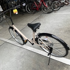  【大人用/アウトレット品】整備済 玉越工業 24型ペルル ベージュ色 <自転車のオオムラ 静岡店>の画像