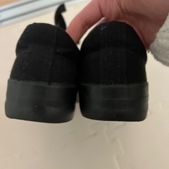 レディース　スニーカー　黒23.5の画像