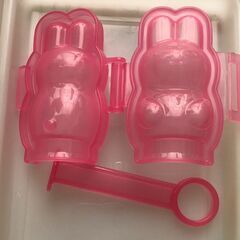 【未使用】立体ごはん型 　うさぎなど3種の画像